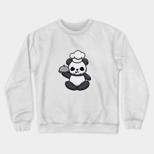 Cute Panda Chef Crewneck Sweatshirt